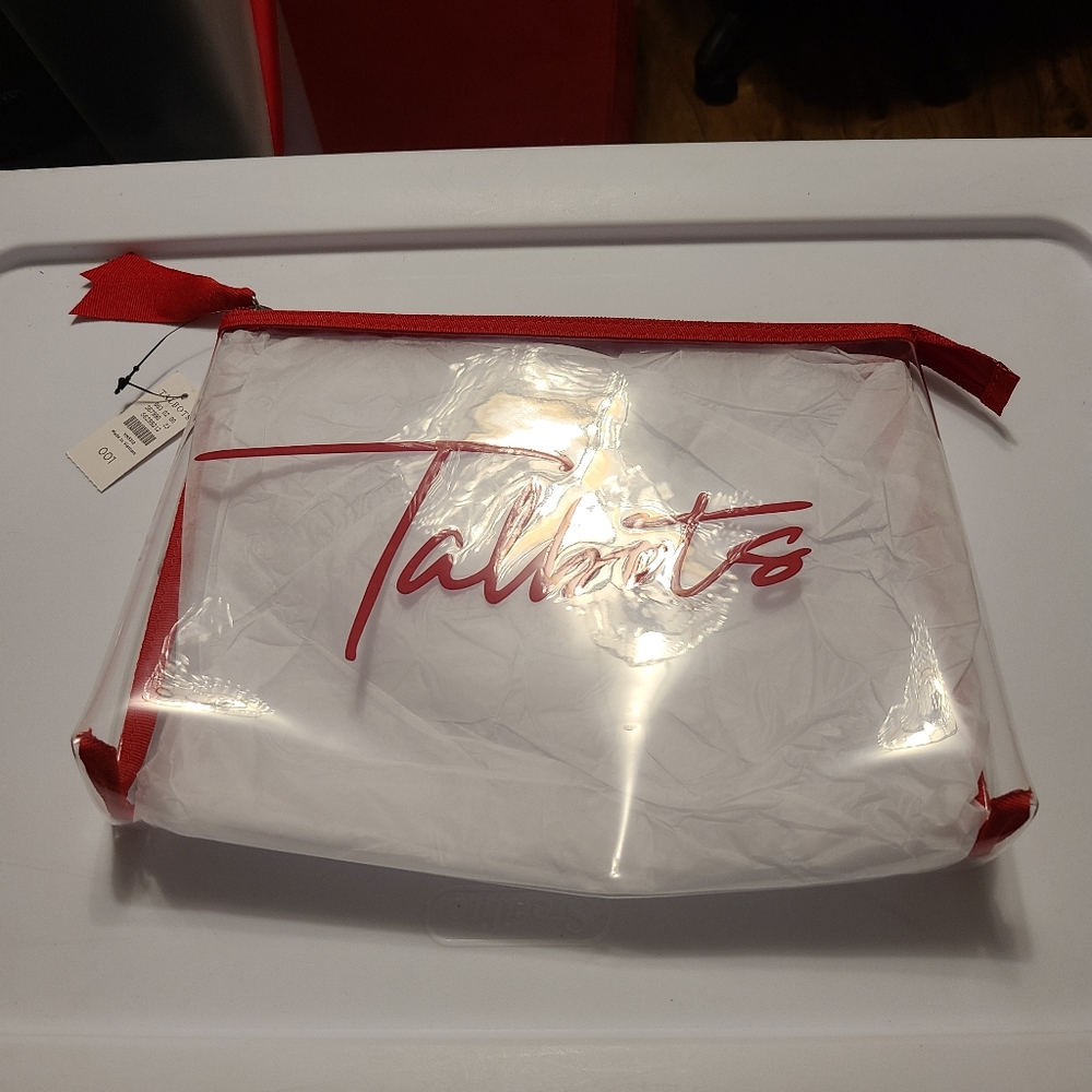 NWT - Clear Talbots Bag